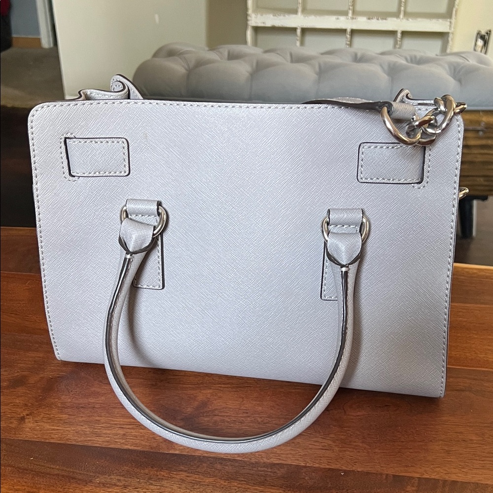 Michael Kors Light Gray Satchel - Picture 2 of 6